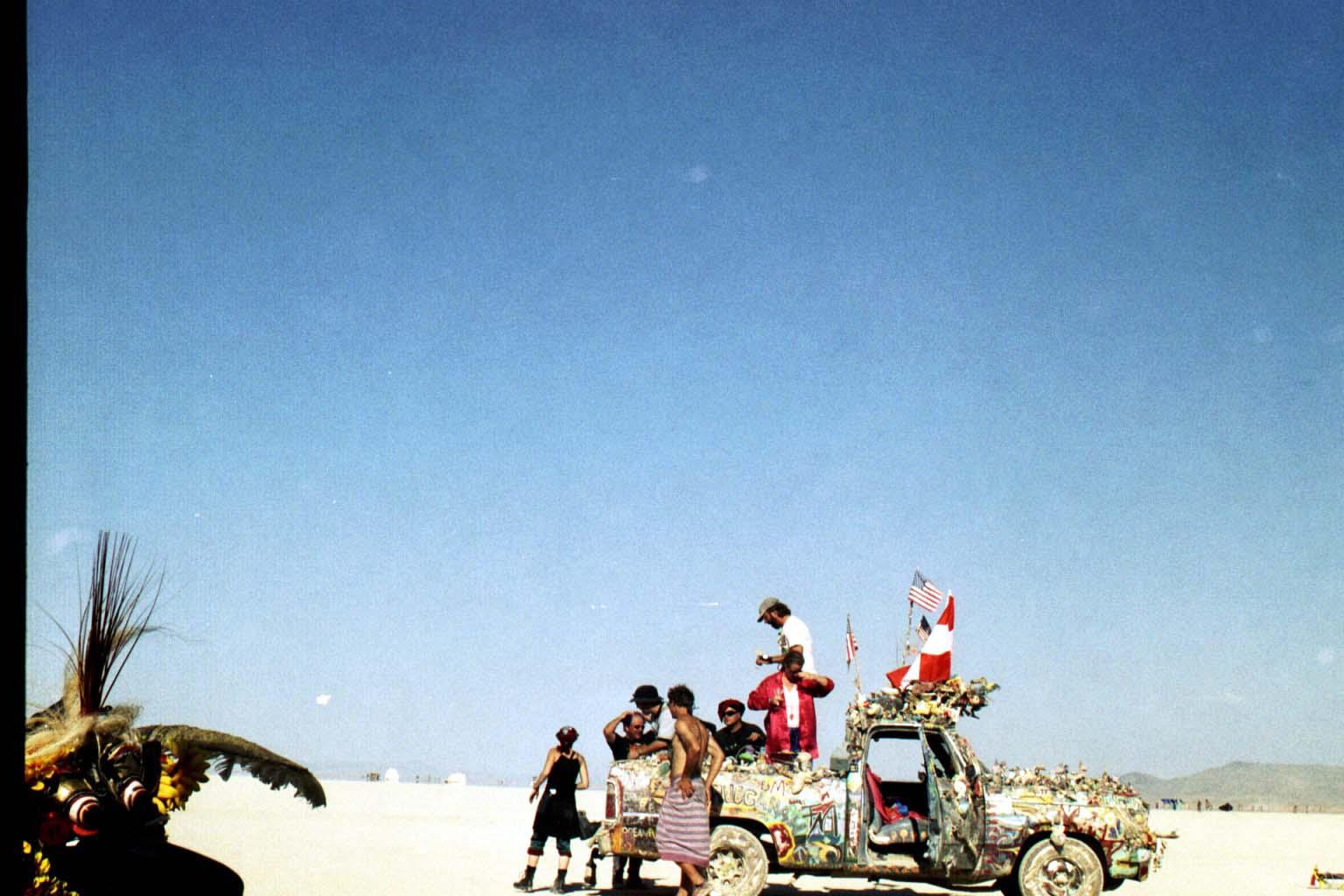 burningmanCarFlowerTruck