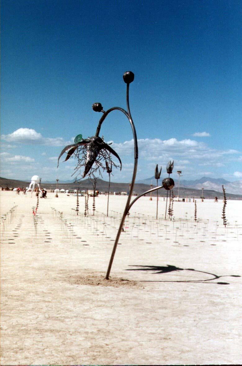 burningmanMetalTree