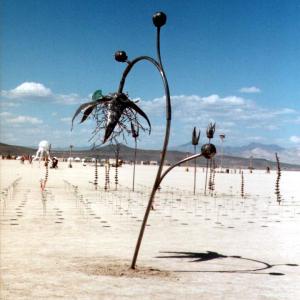 burningmanMetalTree